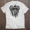 One Nation Under God Cross Wings American Flag Version Tee