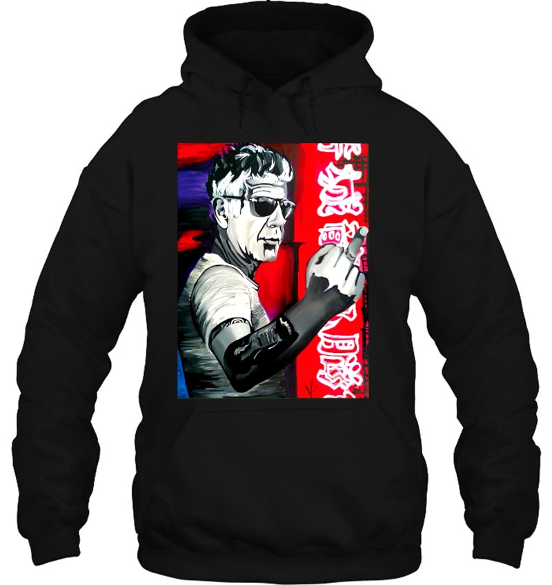 Anthony Bourdain Fuck Middle Finger Hoodie