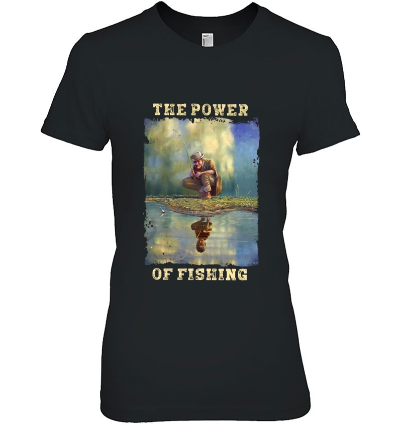 The Power Of Fishing Reflection Fisherman Hoodie