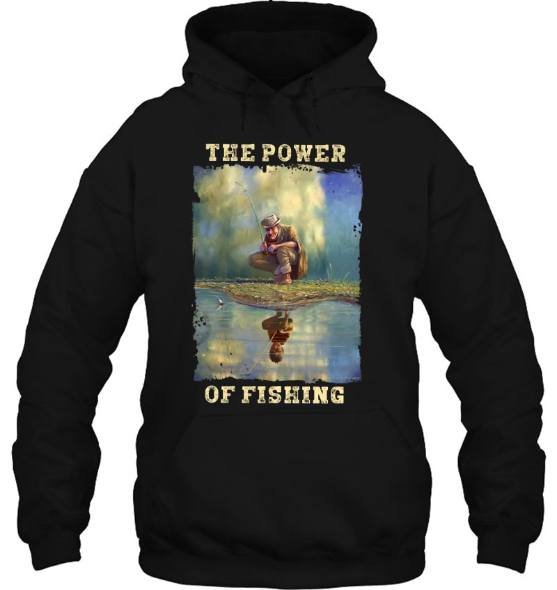 The Power Of Fishing Reflection Fisherman Mugs