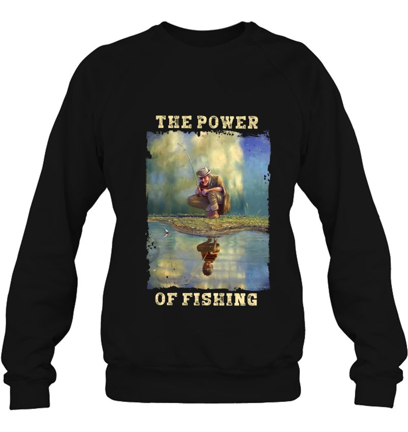 The Power Of Fishing Reflection Fisherman Mugs