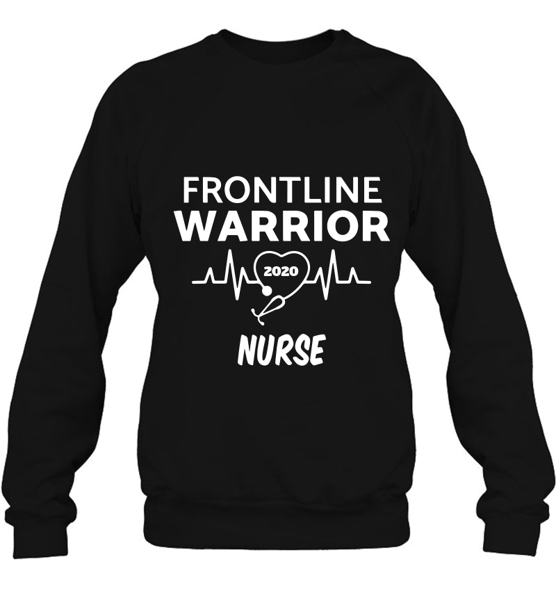Frontline Warrior 2020 Nurse Heartbeat Version Sweatshirt