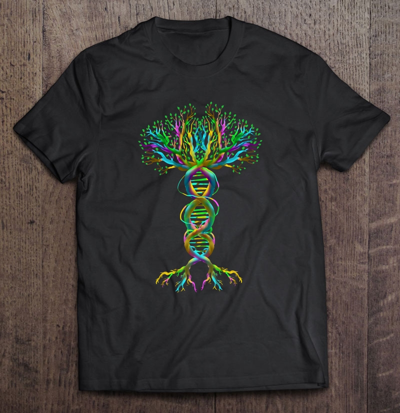 Cool Dna Tree Funny Plant Genealogy Student Lover Gift Shirt