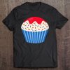 Cupcake Food Costume Tshirt Fun White Red Frosting Sprinkles Tee