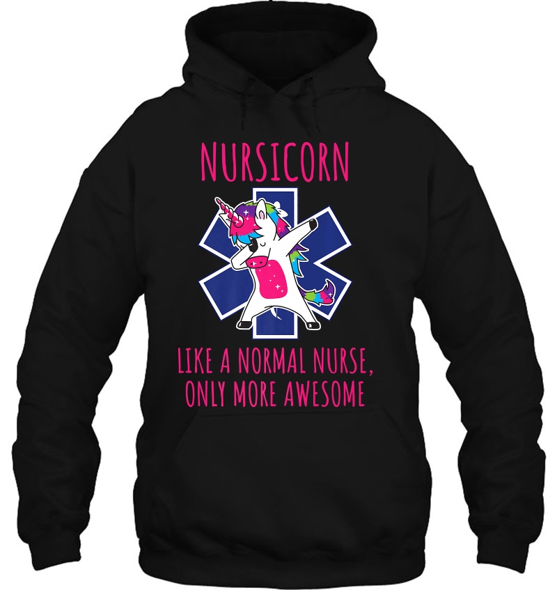 Dabbing Unicorn Nursicorn Like A Normal Nurse Gift Premium Mugs