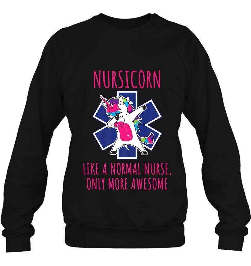 Dabbing Unicorn Nursicorn Like A Normal Nurse Gift Premium Mugs