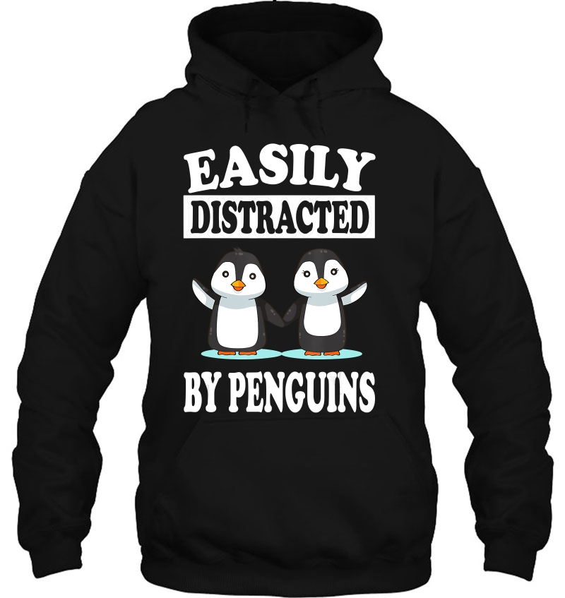 Easily Distracted By Penguins Funny Animal Gift Mugs