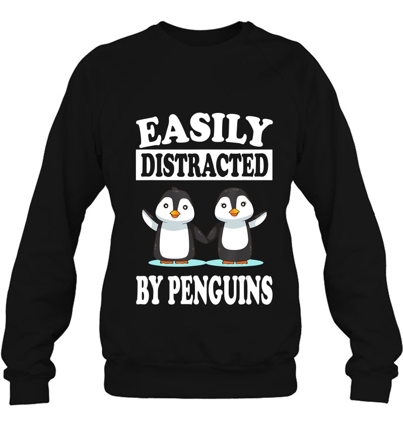 Easily Distracted By Penguins Funny Animal Gift Mugs