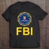 Fbi Shirt, Double Sided Fbi Federal Agent Chest Seal Logo Pullover Tee