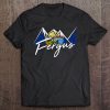 Fergus Montana Flag Mountains Shirt State Souvenir Gift Tee