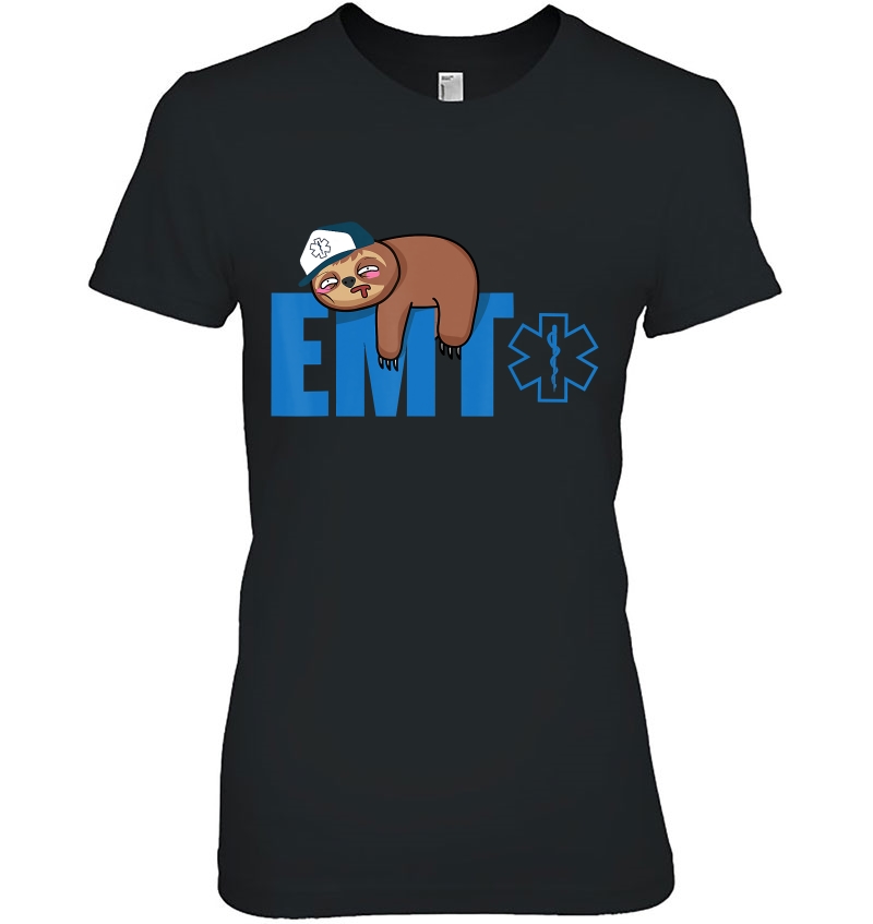 Funny Emt Sloth Ems Emergency Services Gift Hoodie