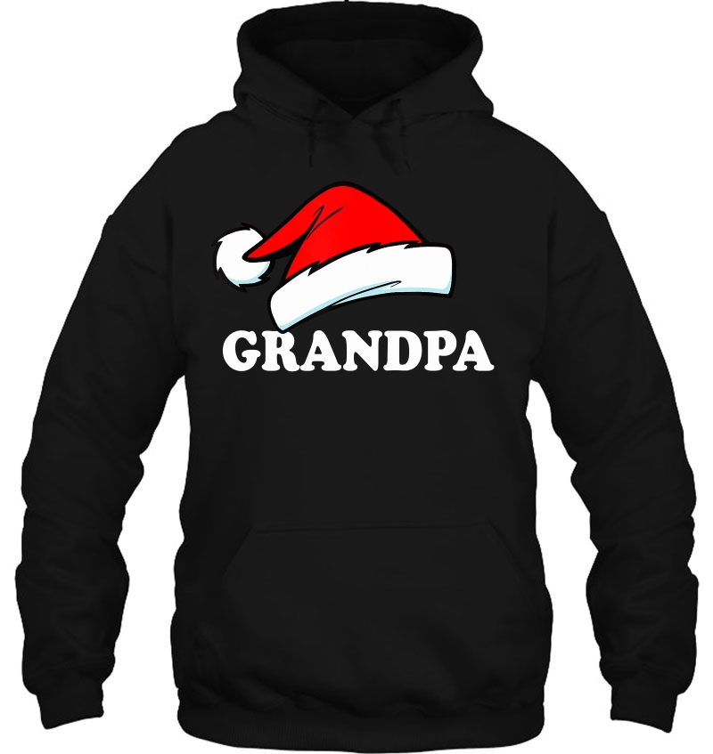 Funny Grandpa Santa Hat Family Matching Christmas Gift Mugs