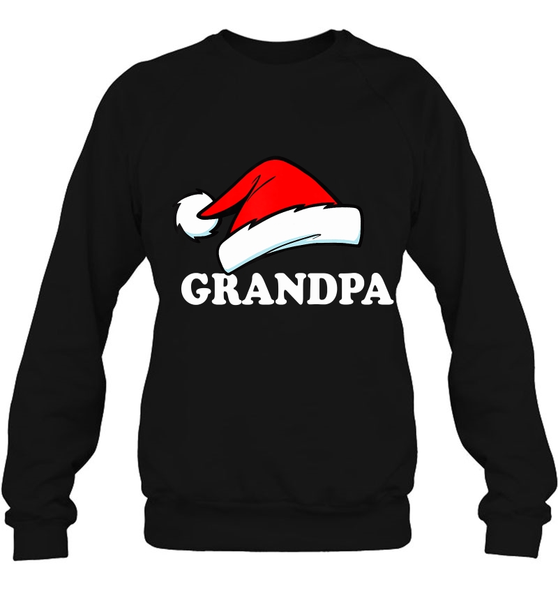 Funny Grandpa Santa Hat Family Matching Christmas Gift Mugs