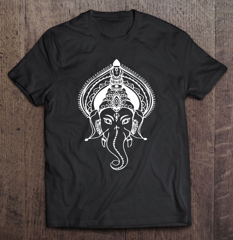 Ganesh Elephant Ganesha Elephant God Face - Spiritual Hindu Shirt