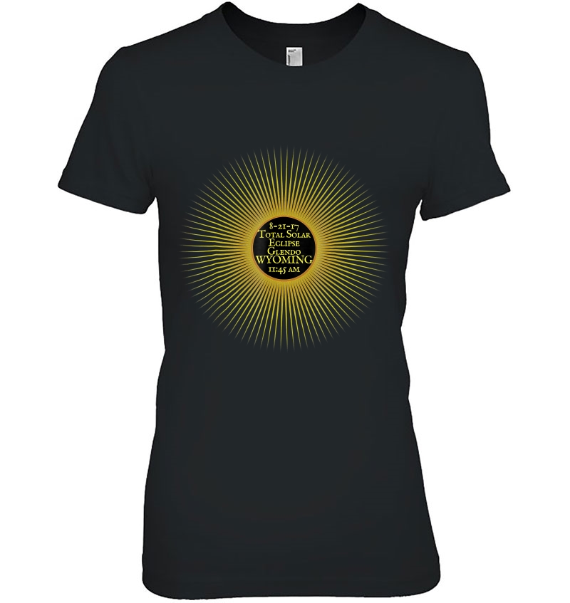 Glendo Wyoming Solar Eclipse, 8-21-17 Tee Hoodie