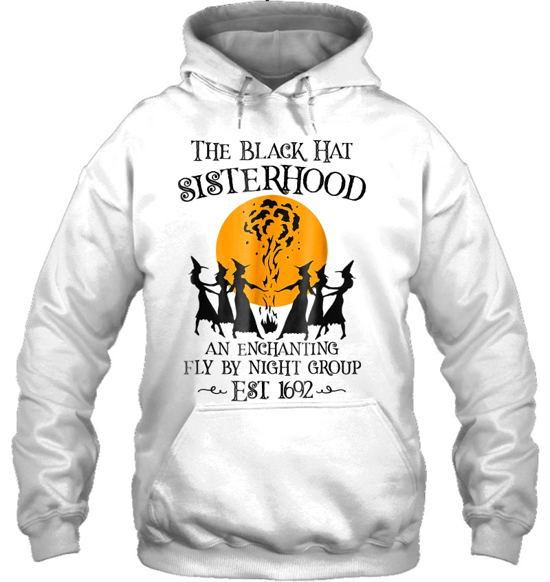 Black Hat Sisterhood Enchanting Fly Night Est 1692 Tshirt Mugs