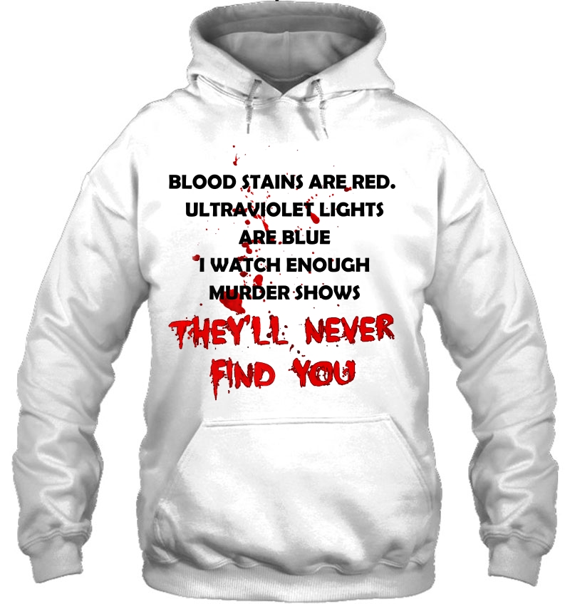 Blood Stains Are Red Ultraviolet Lights Are Blue Premium Mugs