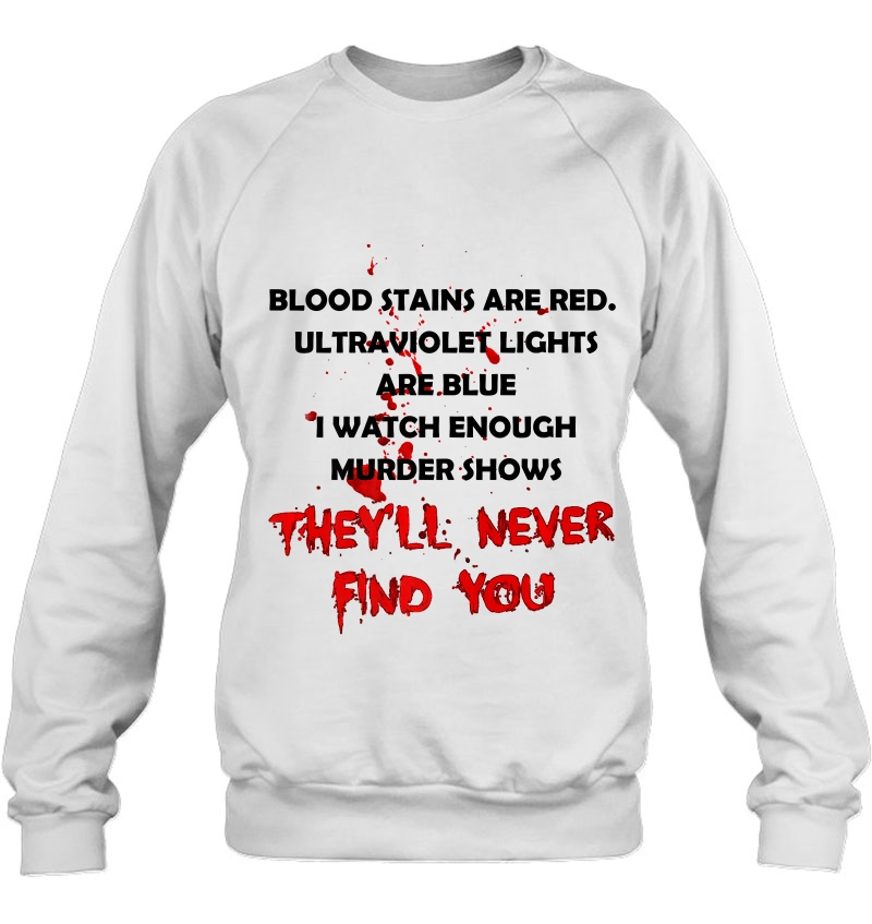 Blood Stains Are Red Ultraviolet Lights Are Blue Premium Mugs