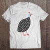 Cute Guinea Fowl Graphic Art Bird Tee