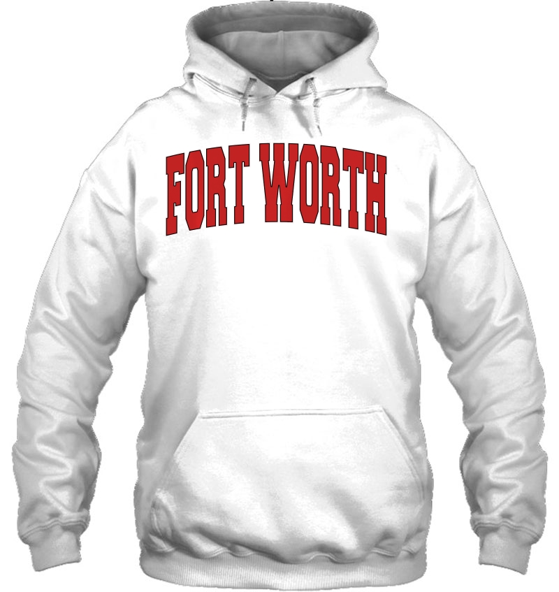 Fort Worth Tx Texas Varsity Style Usa Vintage Sports Pullover Mugs