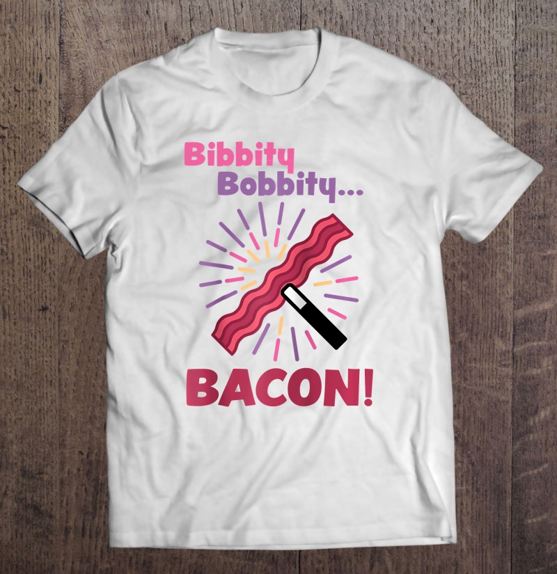 Jim Gaffigan Bibbity Bobbity Bacon! Raglan Baseball Tee Shirt