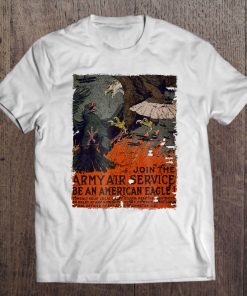 Join The Air Service Ww1 U.S. Pilot Recruitment Tee