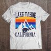 Lake Tahoe - Vintage Retro California Bear Mountains Gift Tee