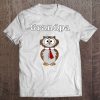 Mens Grandpa Owl Funny Tee