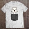 Samoyed Mom Dad Dog In Pocket Cute Funny Pet Gift Tank Top Tee