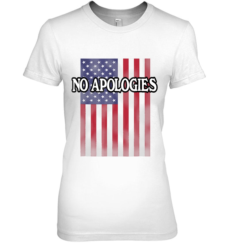 Us Flag No Apologies American Flag Hoodie