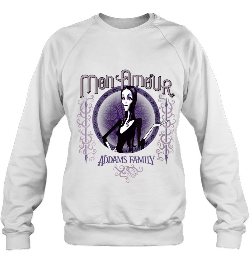 Womens Addams Family Morticia Addams Cara Mia Portrait Logo V-Neck Mugs