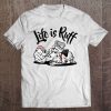 Womens 101 Dalmatians Life Is Ruff V-Neck Tee