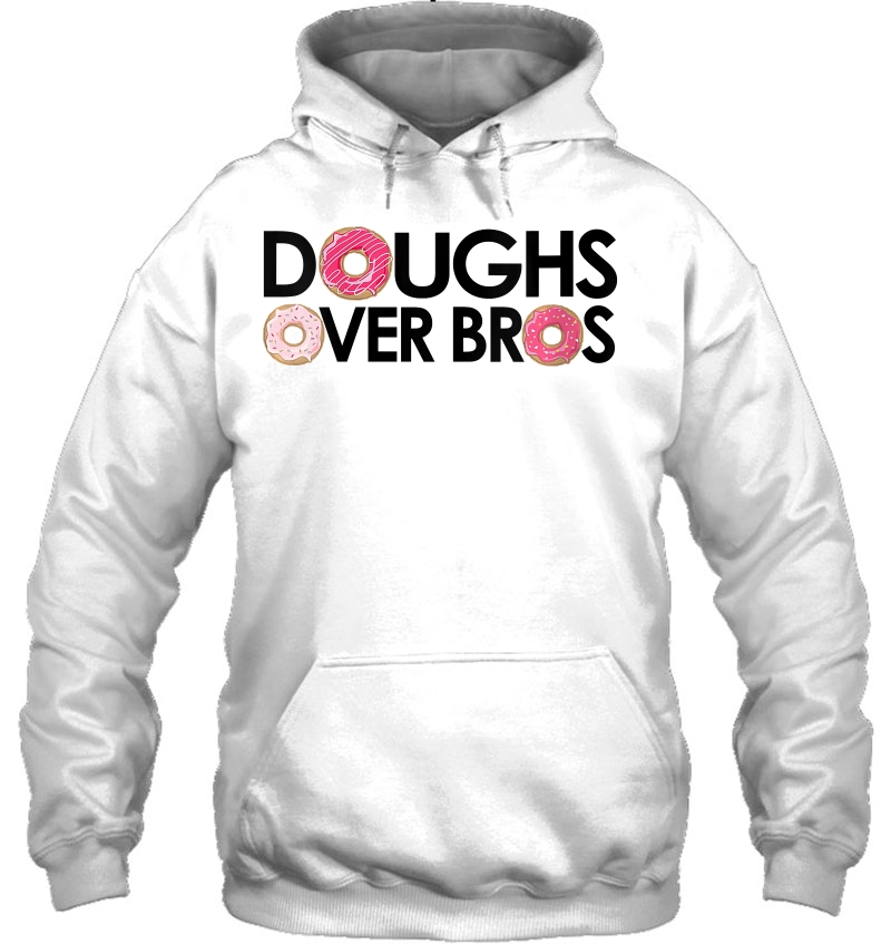 Womens Doughs Over Bros For Donut Lovers, Pastry Chefs & Bakers V-Neck Mugs