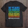 10 Years Old 10Th Birthday Shirt Vintage Retro Countdown Tee