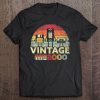 2000 Shirt. Vintage Birthday Gift, Funny Music, Tech Humor Tee