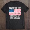 4Th Of July Usa Flag Land Of The Free Because Of The Brave Tank Top Tee