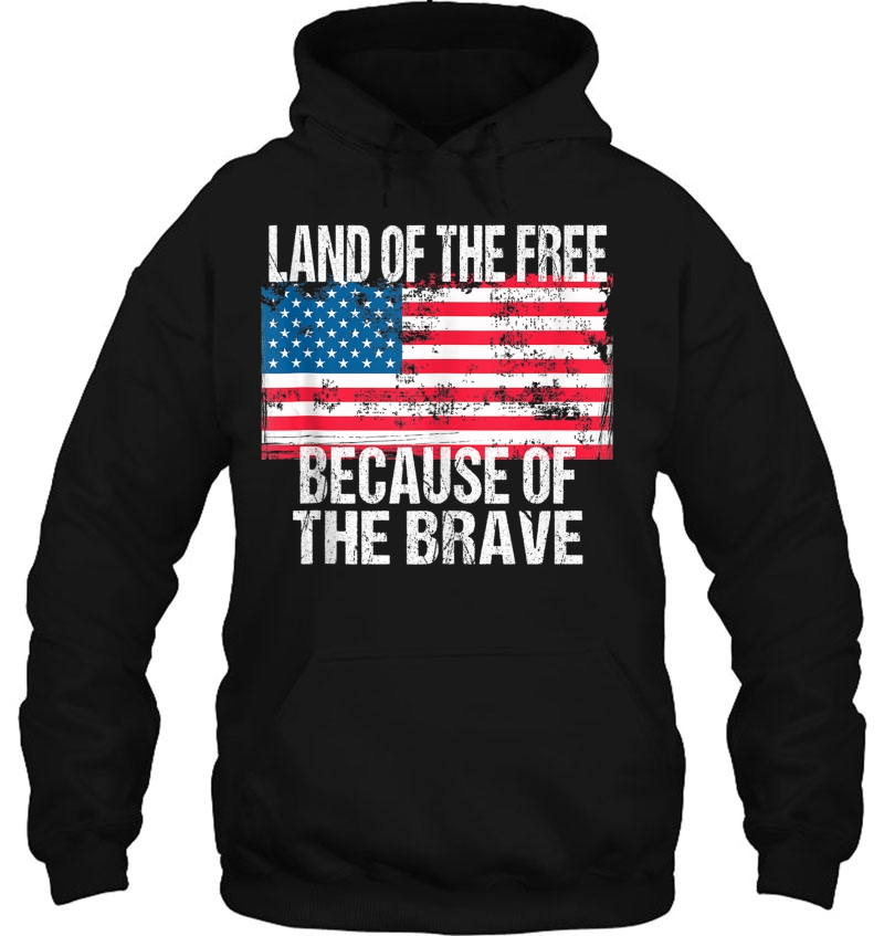 4Th Of July Usa Flag Land Of The Free Because Of The Brave Tank Top Mugs