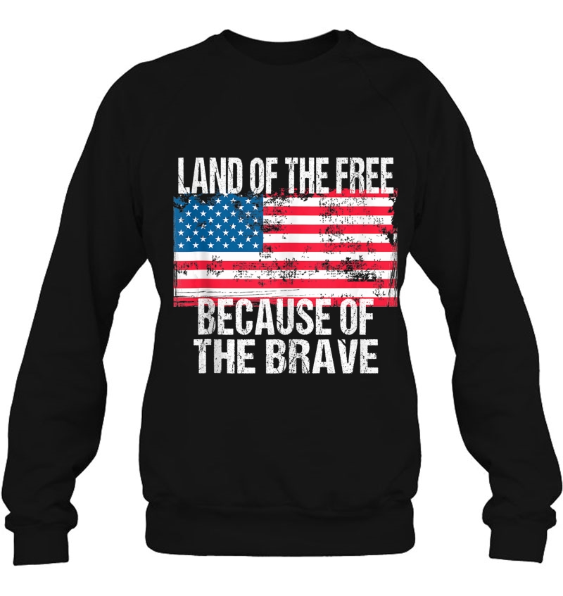 4Th Of July Usa Flag Land Of The Free Because Of The Brave Tank Top Mugs