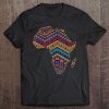 African Ethnic Traditional Pattern Map Design Tee