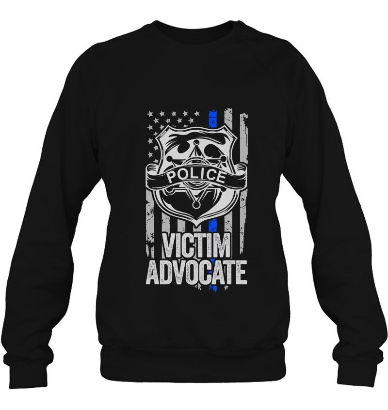 American Flag Blue Thin Line Apparel Victim Advocate Police Mugs