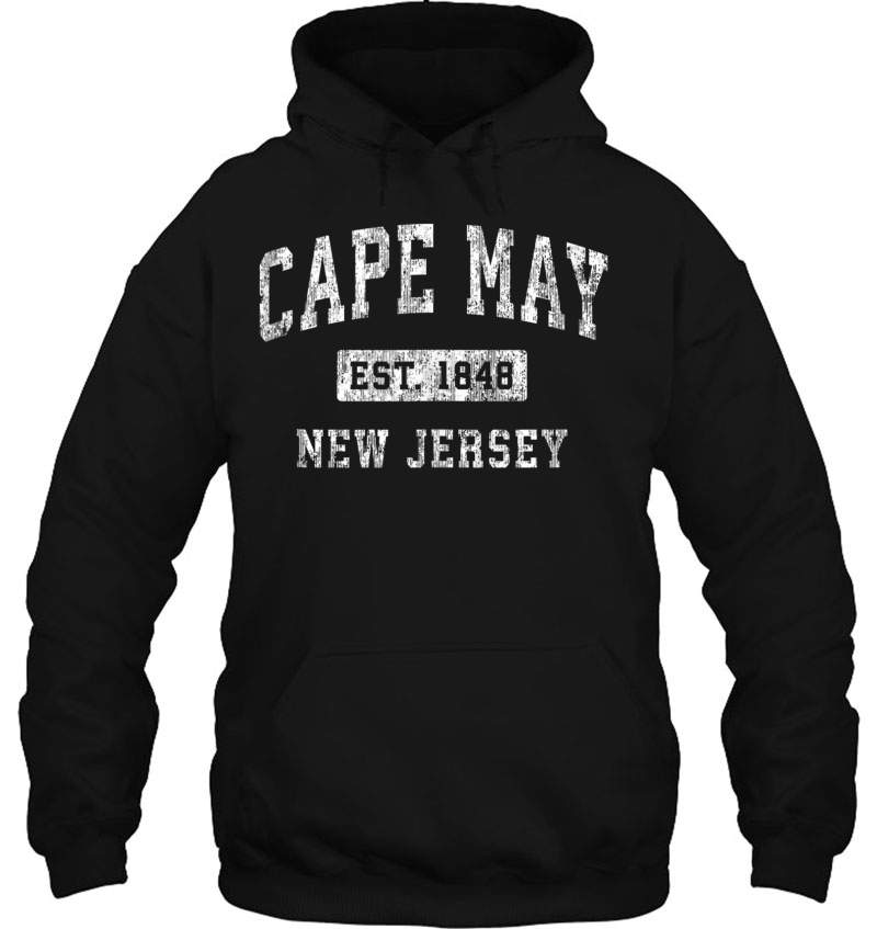 Cape May New Jersey Nj Vintage Established Sports Design Tank Top Mugs