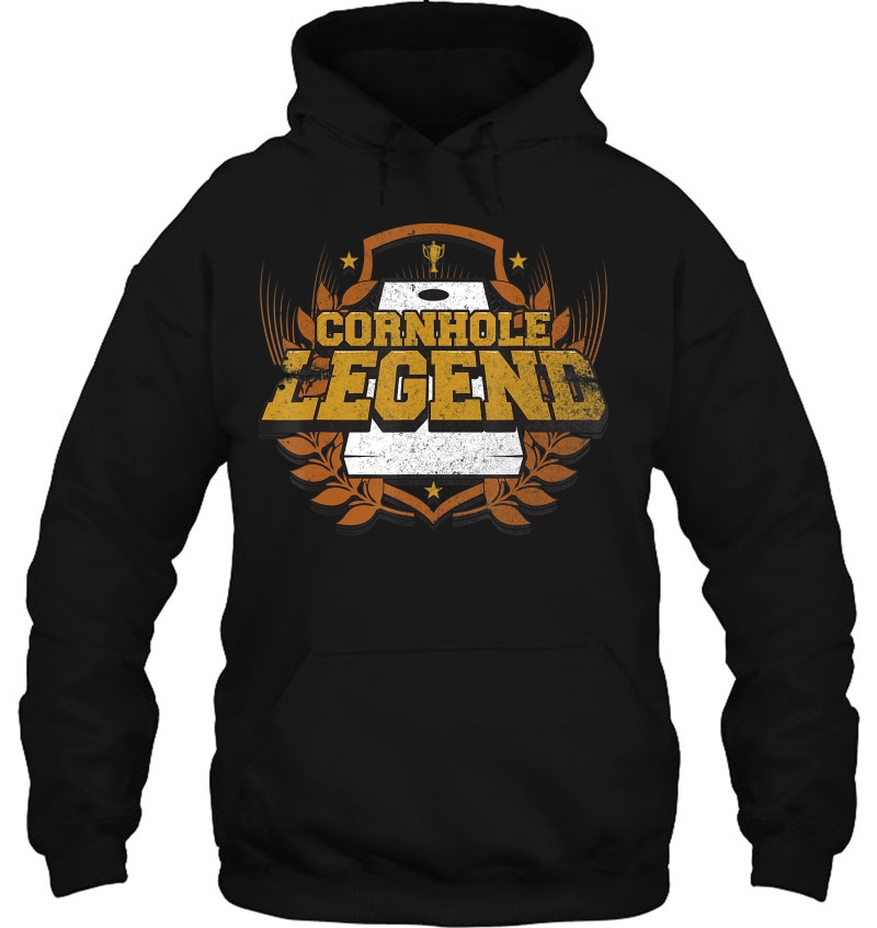 Cornhole Legend Funny Cornhole Tournament Hoodie