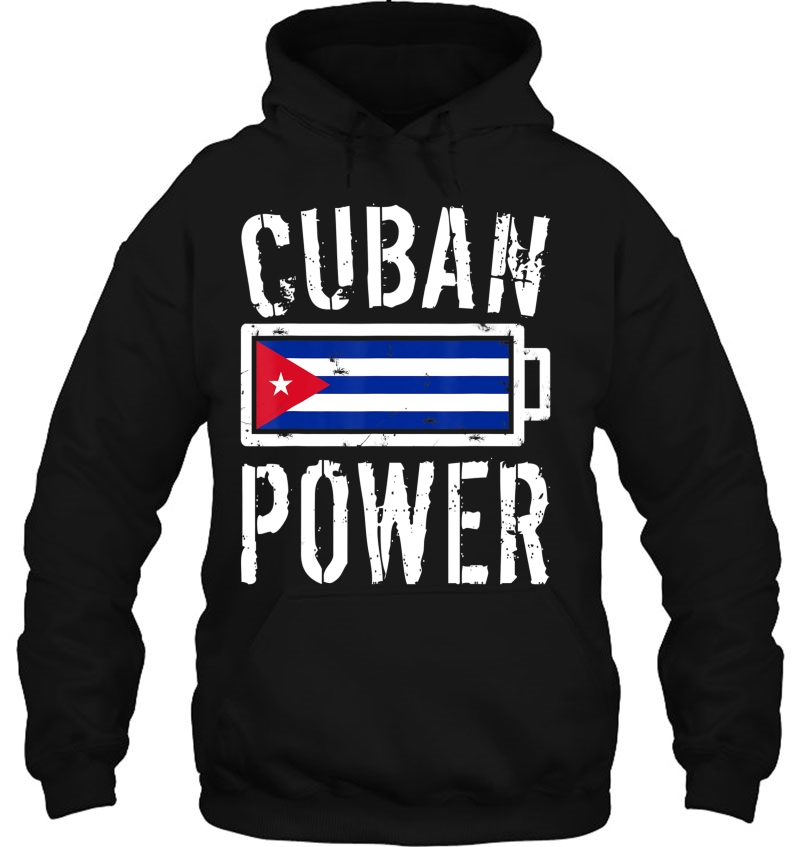 Cuba Flag Cuban Power Battery Proud Tee Mugs