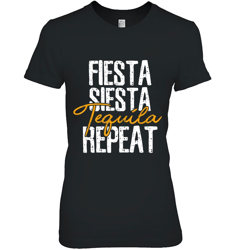 Fiesta Siesta Tequila Repeat Funny Mexican Mexico Hoodie