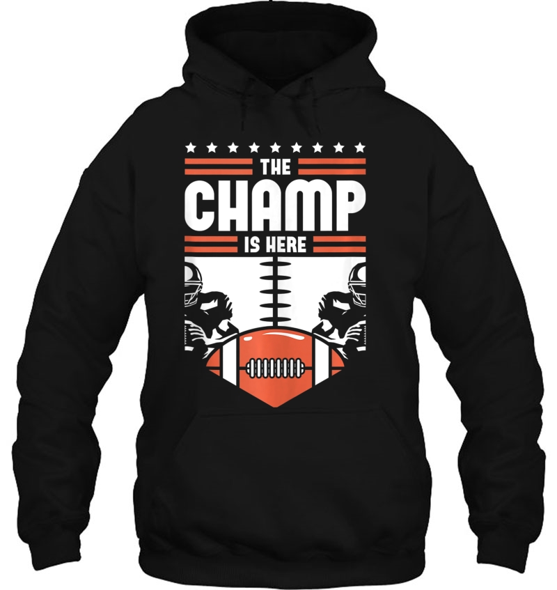 Funny Fantasy Football Championship Trophy The Champ Is Here Tank Top Hoodie