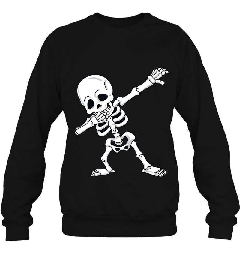 Halloween Dabbing Skeleton Boys Girls Kids Dab Sweatshirt
