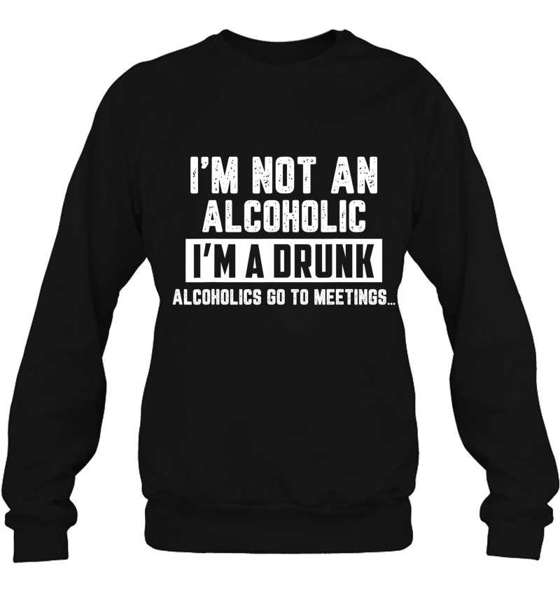 I'm Not An Alcoholic I'm A Drunk Funny Drinking Beer Mugs