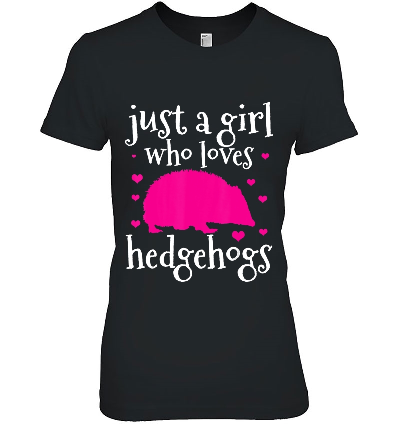 Just A Girl Who Loves Hedgehogs Hoodie