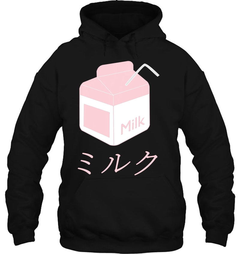 Kawaii Milk Carton Japanese Vaporwave Graphic - Pink Mugs