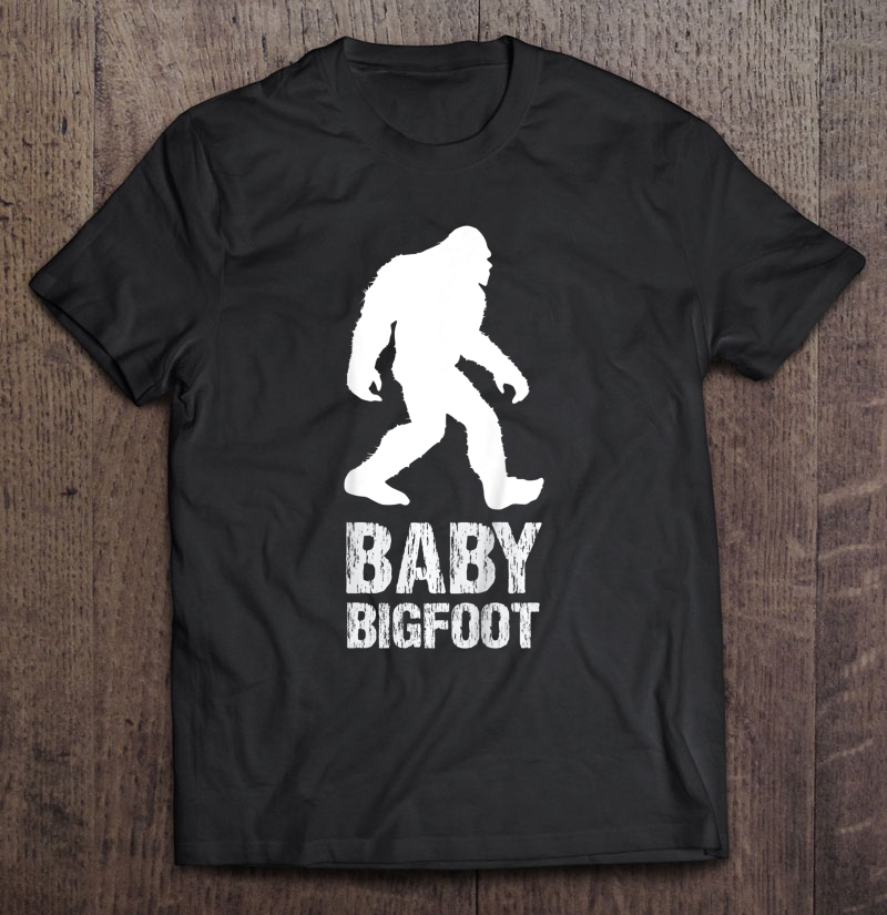 Kids Baby Bigfoot Funny Little Sasquatch Humor Children Gift Shirt